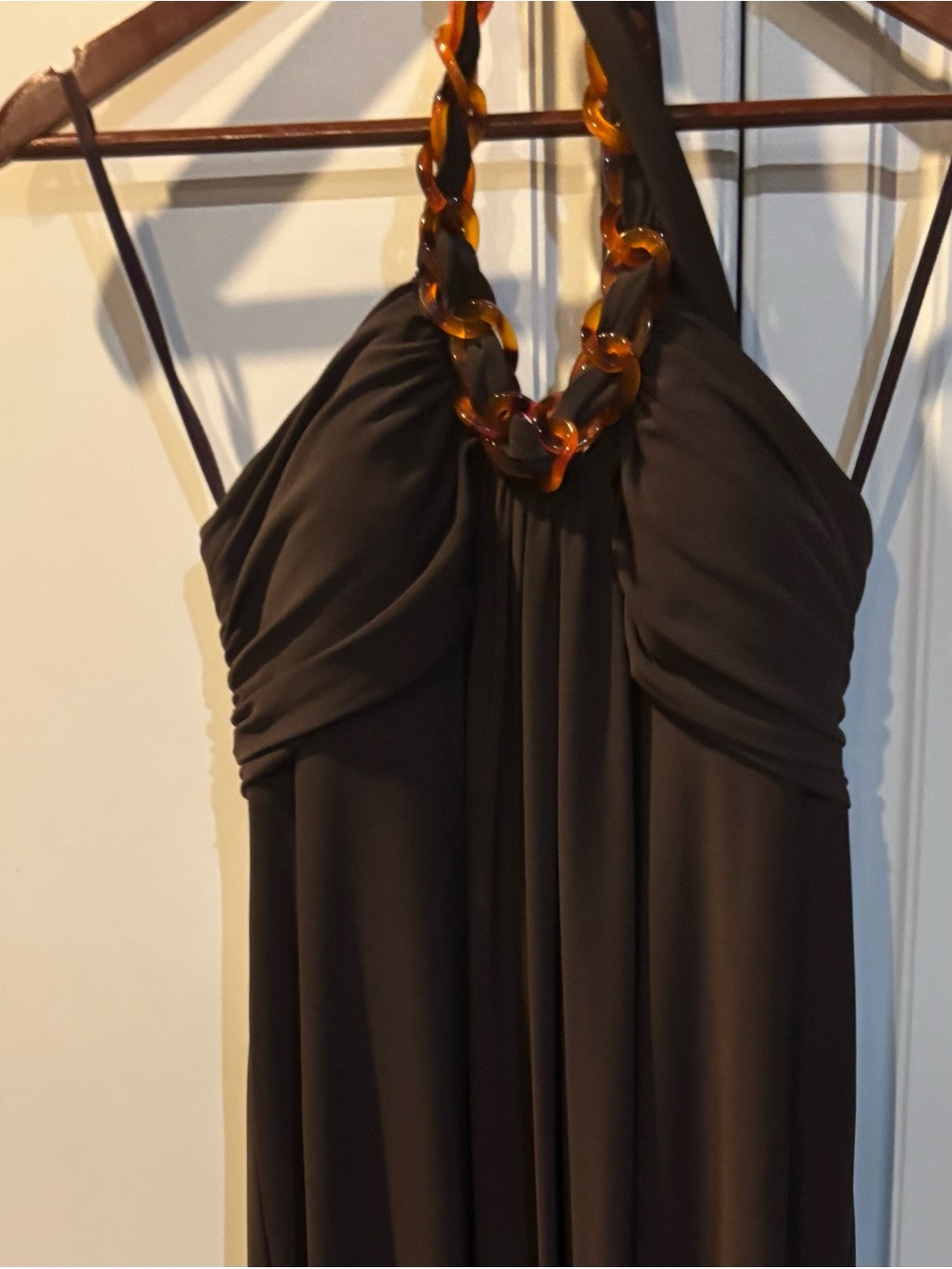 Nine West Brown Dress with Subtle Brown Trim